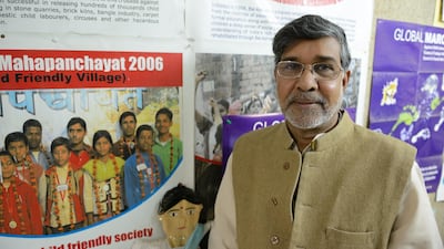 Kailash Satyarthi says children’s rights need protecting in places such as Syria. Getty