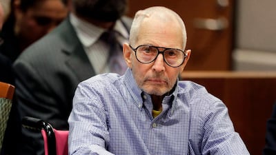 Robert Durst pictured in a Los Angeles court in 2016. AP Photo