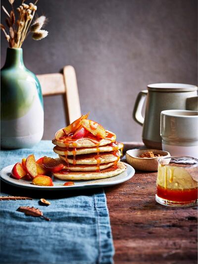 Marks & Spencer pumpkin-spiced pancakes. Courtesy Marks & Spencer