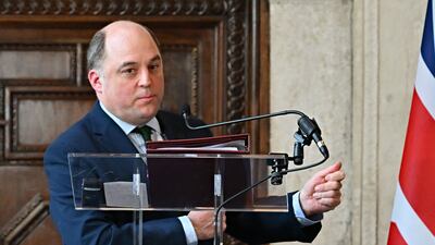 Ben Wallace declined to give details on how Britain would respond to any Russian nuclear launch. AFP