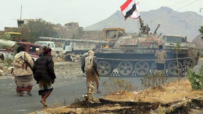 As fighting rages in Yemen's third city of Taez, where Yemeni fighters loyal to exiled president Abdrabu Mansur Hadi (shown here on December 19, 2016) are fighting Shiite Houthi rebels, children have become more vulnerable to exploitation and harrassment in the country. Ahmad Al Basha / AP Photo