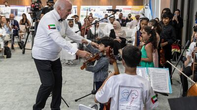 A performance by the Emirates Youth Symphony Orchestra.