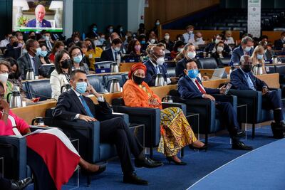 Italian Foreign Minister Luigi Di Maio (left), Deputy Secretary-General of the UN and Chair of the UN Sustainable Development Group, Amina J Mohammed and the FAO Director General, Qu Dongyu during the Fao Pre-Food Systems Summit, Rome, Italy, July 28. EPA