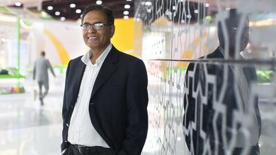 Iqbal Hamzah, the chief executive of Agthia Group, tries to follow one rule: once he is out of the office, he does not think about work. Lee Hoagland / The National