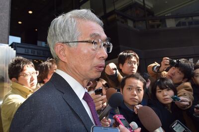 Junichiro Hironaka, lawyer for Carlos Ghosn. AFP
