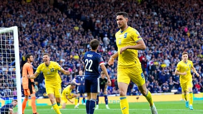 Yaremchuk celebrates scoring. PA