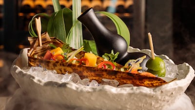 Sea bass mango ceviche at Clap restaurant in Knightsbridge, London. All photos: Clap London