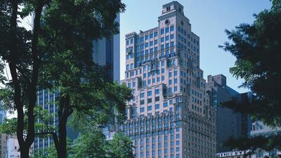 The 33-story Ritz-Carlton New York, Central Park has 259 guest rooms, including 47 suites, and 12 luxury residences. Courtesy The Ritz-Carlton