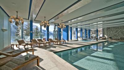 The Carlton Hotel St. Moritz. Courtesy The Tschuggen Hotel Group