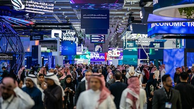 More than 1,800 technology brands and 680 start-ups are exhibiting at the Leap technology summit in Riyadh this week. Photo: Leap