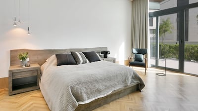 One of seven spacious bedrooms.