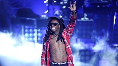 Lil' Wayne performs at the BET Awards in 2015. AP