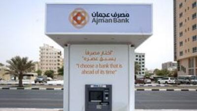 Ajman Bank's shares declined by 2.4 per cent.
