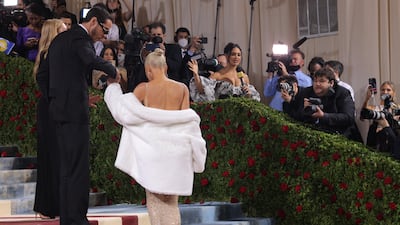 Kardashian made waves at the Met Gala by wearing a dress once owned by Marilyn Monroe. Reuters