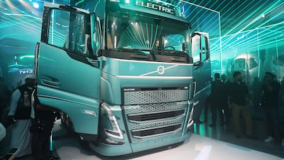 The vehicle has a range of 300km per charge