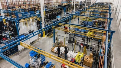 Cooling data centres with liquid uses 30 per cent to 40 per cent less energy than using air. Photo: Mubadala