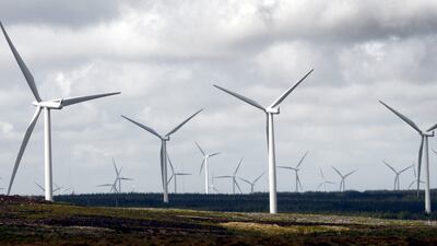 Europe's biggest onshore wind power installation, Whitelee Windfarm, on the outskirts of Glasgow. PA