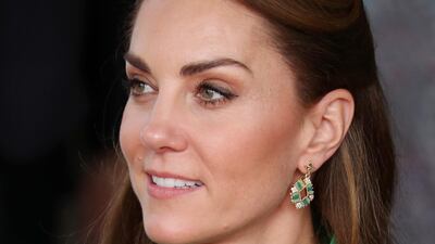 She accessorised her look with earrings by Pakistani brand, Zeen. Getty Images