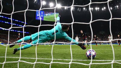 Timo Werner converts the penalty. Getty