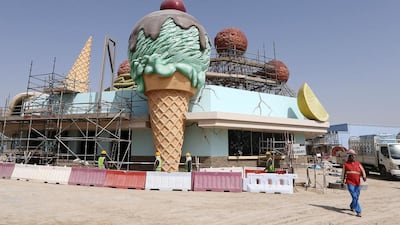 At Motiongate, 14,000 workers are busy building the 27 rides and attractions inspired by 13 blockbuster films.