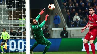 LIVERPOOL RATINGS: Faced no shots on target in first half although was usual reliable self coming off line quickly to sweep up through-balls. Regulation saves after break, although was one decent stop down low to deny Koopmeiners. EPA