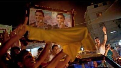 Palestinians react to the news that Mohammed Assaf is the winner of the regional 'Arab Idol' singing contest.