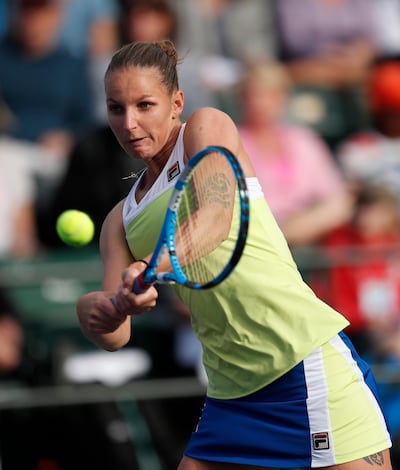 Karolina Pliskova of the Czech Republic came from behind to beat Japan's Misaki Doi. EPA