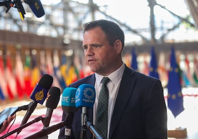 Neale Richmond, Ireland's International Development and Diaspora Minister, said ‘starving families are being murdered every day' in Gaza. EPA