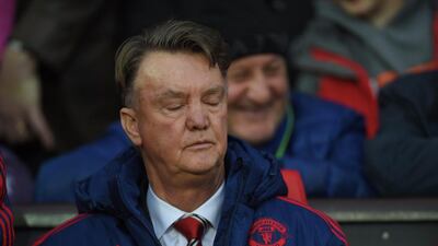 Manchester United manager Louis van Gaal. EPA