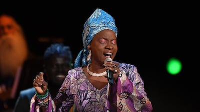 Beninese singer-songwriter Angelique Kidjo holds a record three Best World Music Album awards. AFP