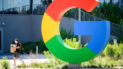 Google’s Bay View campus in Mountain View, California. The company dominates the $279bn US digital-ad market. AFP