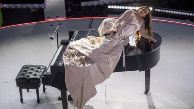 Spanish singer-songwriter Rosalia performs during the Global Citizen Festival. EPA
