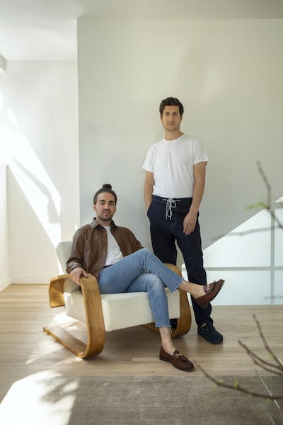 Jake Arnold, left, and Leo Seigal launched The Expert in February 2021