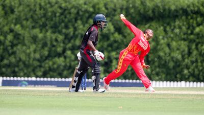 Zimbabwe defeated UAE at the ICC Academy in Dubai.