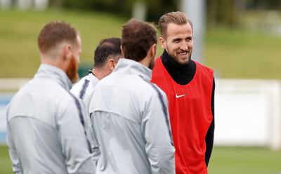 The question is whether Harry Kane, right, will play in Thursday's semi-final against the Netherlands. Martin Rickett / PA Wire