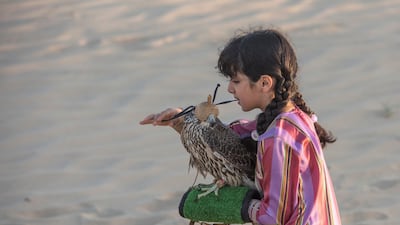 Osha trains with her mother nearly every day. Vidhyaa for The National
