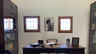 Her study. Courtesy Beit Touyour Ayloul Foundati