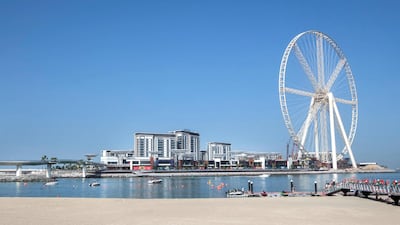 Ain Dubai is slated to open at the end of 2019. Leslie Pableo for The National