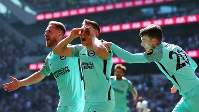 Solly March (Lamptey 82) – On for for the final eight minutes. Getty