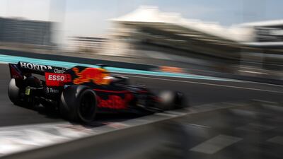 Dutch Formula One driver Max Verstappen of Red Bull Racing in action during the Formula One Post-season test session at Yas Marina Circuit in Abu Dhabi, United Arab Emirates, 14 December 2021. EPA / ALI HAIDER
