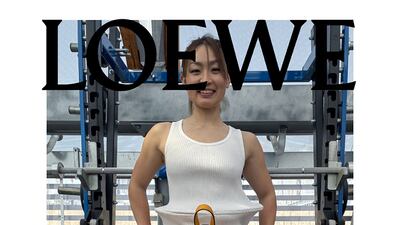 The Japanese Paralympic athlete Maya Nakanishi.