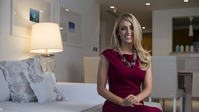 Katie Fielder is finding the balance between enjoying the present and saving for the future. Antonie Robertson / The National