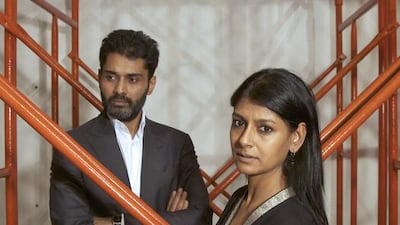 Subodh Maskara and Nandita Das. Courtesy Nandita Das