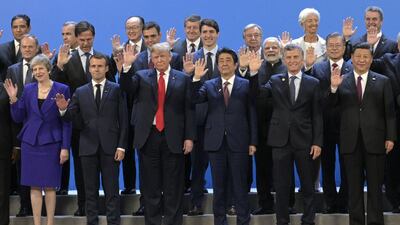 G20 leaders signed off on a joint communique at the summit in Buenos Aires despite differences in the group. AFP