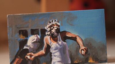 An artwork by Romy Ravindran as part of the exhibition Diversity Through Art. Courtesy Cartoon Art Gallery