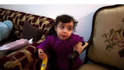 Leen Omar was born in Abu Dhabi in 2007 but has no legal status because her father has left the country. Andrew Henderson / The National