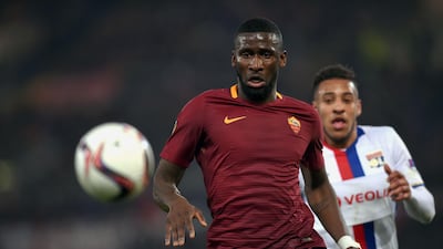 Antonio Rudiger has joined Premier League champions Chelsea from Italian club Roma. Filippo Monteforte / AFP