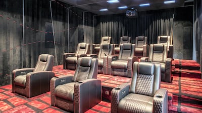 The private cinema on the first floor. Antonie Robertson / The National