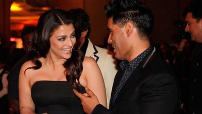 Aishwarya Rai Bachchan and Manish Malhotra. Vijayanand Gupta / Hindustan Times via Getty Images