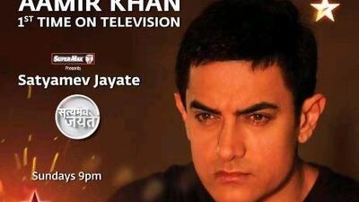 Aamir Khan will travel across India hearing stories from real people in the Hindi TV series Satyamev Jayate. Courtesy Star Plus
